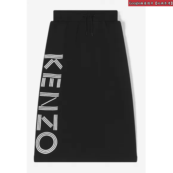 凯卓/Kenzo 黑色 裙子 徽标中长半身裙 F852JU763952.99.L