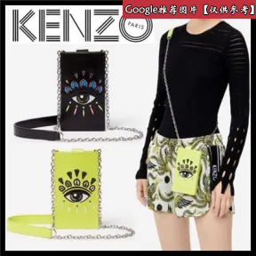 凯卓/Kenzo 黑色 手机壳 眼睛皮革手机链 F852PM608L22.99B.TU