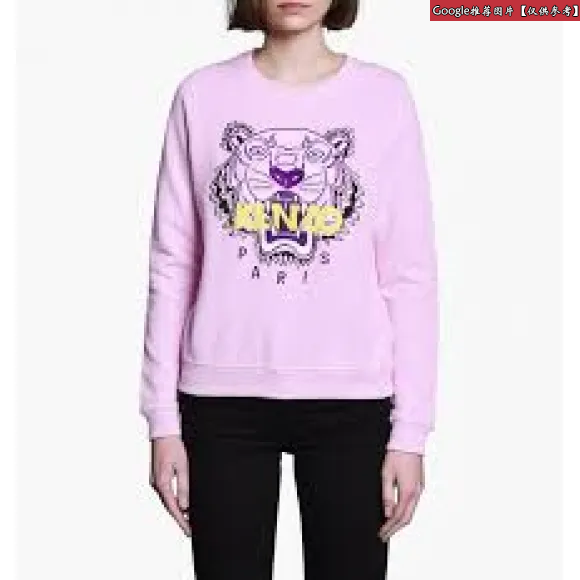 凯卓/Kenzo 粉红色 运动衫 刺绣老虎运动衫 F852SW7054XA.32.L