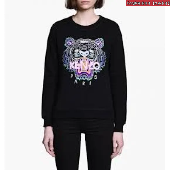 凯卓/Kenzo 黑色 运动衫 刺绣老虎运动衫 F852SW7054XA.99.M
