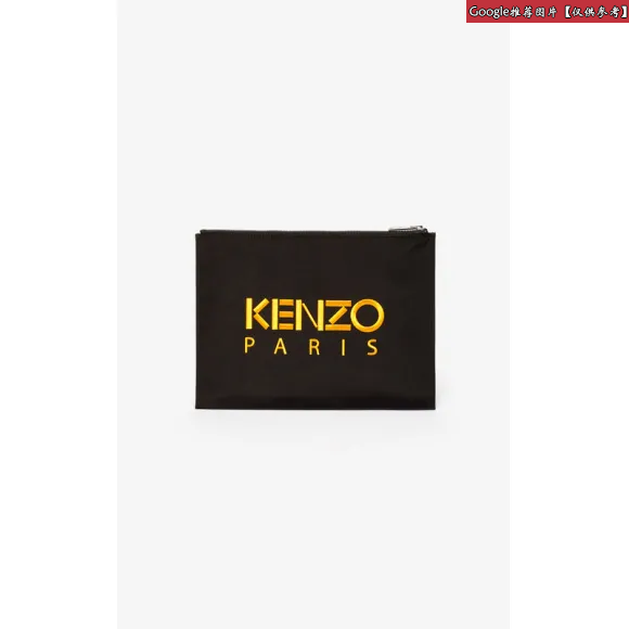 凯卓/Kenzo 黑色 手拿包 A4 Tiger帆布手拿包 F855PM302F20.99A.TU