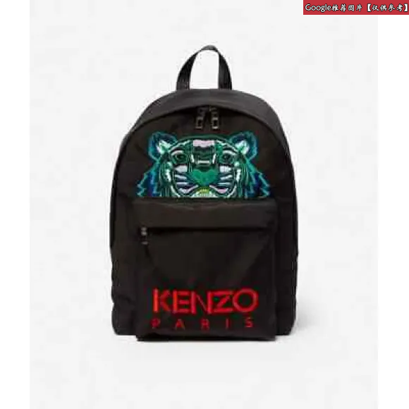 凯卓/Kenzo 法国蓝 背包 大号老虎帆布背包 F855SF300F20.74.TU