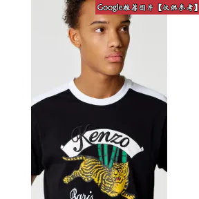 凯卓/Kenzo 白色 T恤 竹老虎T恤 F855TS0194OE.01.L