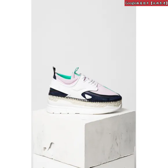 凯卓/Kenzo 女士 淡粉色 运动鞋 K-Lastic帆布鞋 F862ES357F55.33.35