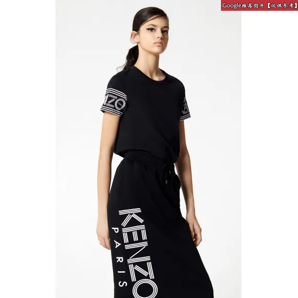 凯卓/Kenzo 黑色 铅笔裙 徽标铅笔裙 F862JU763952.99.S