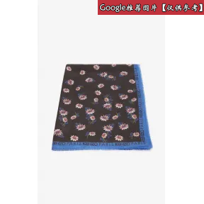 凯卓/Kenzo 蓝色 丝巾 大号两色老虎围巾 F868EU543JFB.70.TU