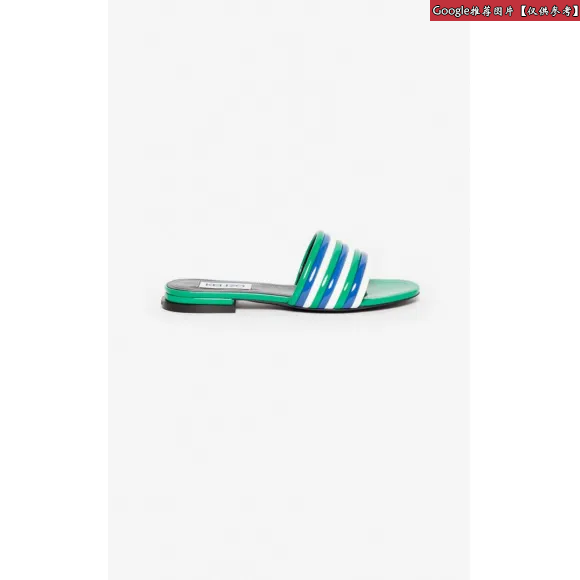 凯卓/Kenzo 草绿色 凉鞋 安娜穆勒鞋 F952MU146L64.57.36