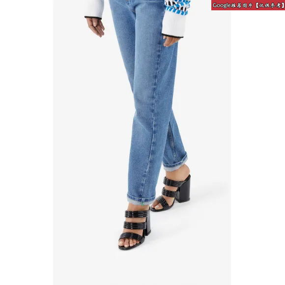 凯卓/Kenzo 女士 黑色 穆勒鞋 安娜高跟穆勒鞋 F952MU546L64.99.36