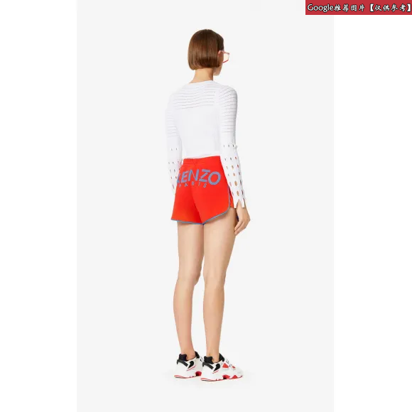 凯卓/Kenzo 红色 长裤 徽标短裤 F952PA704952.21.L