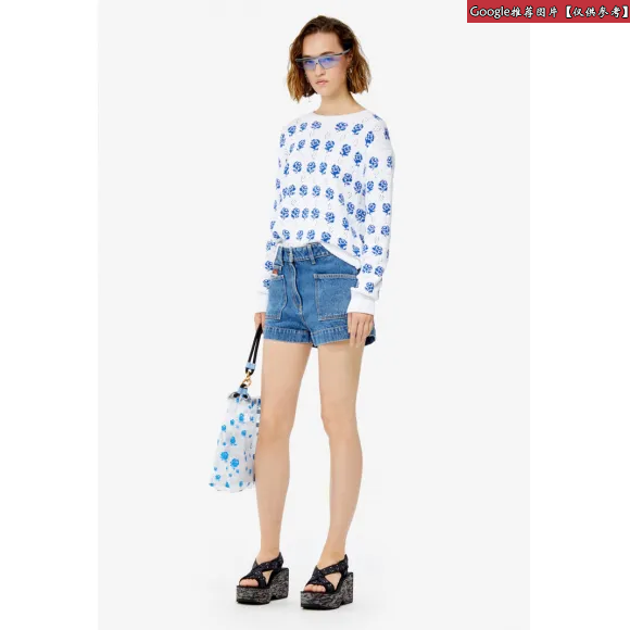 凯卓/Kenzo 白色 针织品 玫瑰毛衣 F952TO550818.01.L