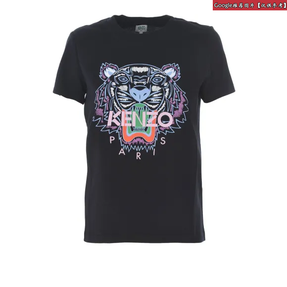 凯卓/Kenzo 黑色 T恤 老虎T恤 F952TS7214YB.99.L