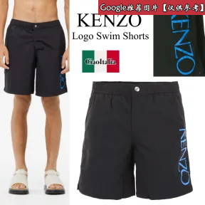 凯卓/Kenzo 黑色 泳装 徽标泳裤 F955BA208SEA.99.L