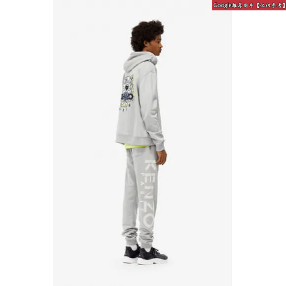 凯卓/Kenzo 珍珠灰 运动衫 老虎拉链运动衫 F955BL7214XA.94.L
