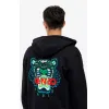 凯卓/Kenzo 黑色 运动衫 老虎拉链运动衫 F955BL7214XA.99.L