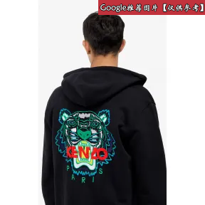 凯卓/Kenzo 黑色 运动衫 老虎拉链运动衫 F955BL7214XA.99.L