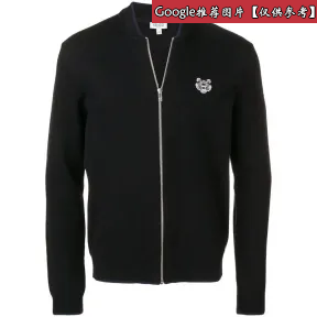 凯卓/Kenzo 海军蓝 开衫 老虎拉链开衫 F955CA1023AB.76.L