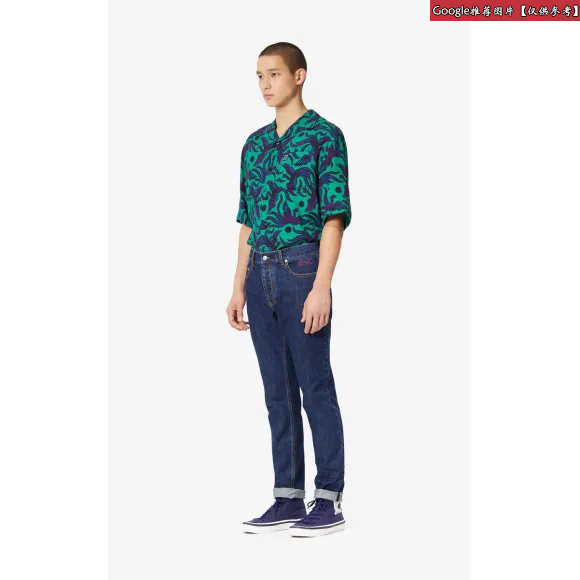 凯卓/Kenzo 海军蓝 长裤 锥形牛仔裤 F955PA5232FB.76.29