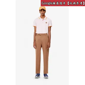 凯卓/Kenzo 淡粉色 POLO衫 合身老虎polo衫 F955PO0014BA.33.L