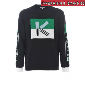 凯卓/Kenzo 黑色 开衫 K拼色跳线 F955PU2403LB.99.L