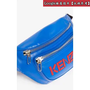 凯卓/Kenzo 女士 蓝色 皮包 徽标皮革腰包 F955SA507L47.70.TU