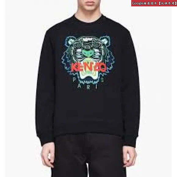 凯卓/Kenzo 黑色 运动衫 老虎运动衫 F955SW0014XA.99.L