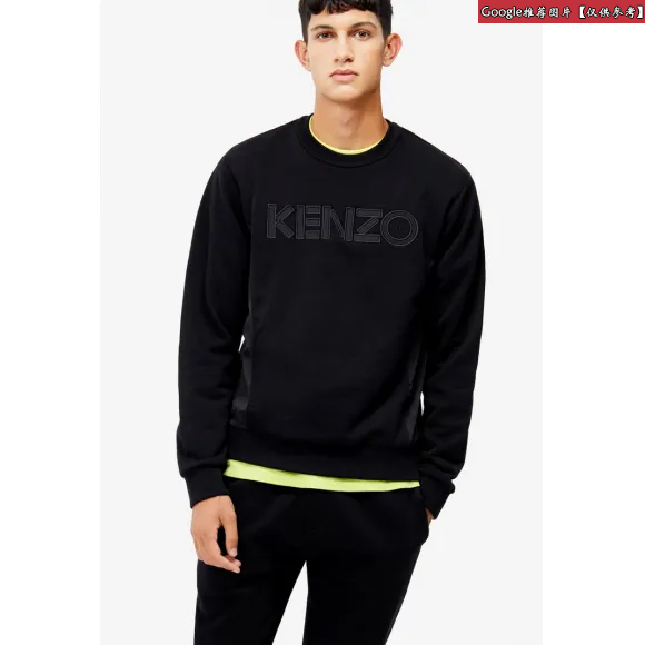 凯卓/Kenzo 黑色 运动衫 双材料运动衫 F955SW1924MC.99.L