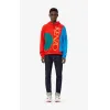凯卓/Kenzo 红色 运动衫 拼色连帽运动衫 F955SW4224MA.21.L
