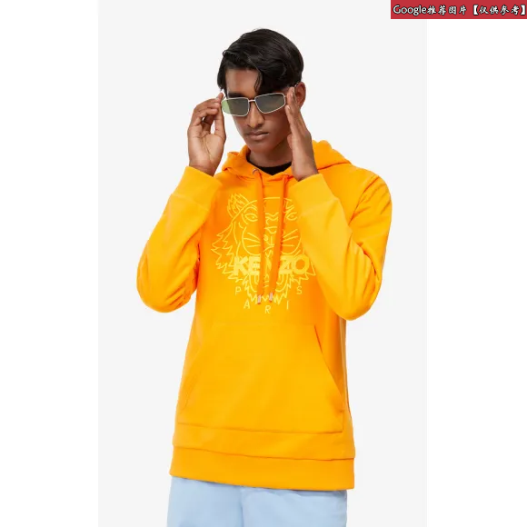 凯卓/Kenzo 中橙色 运动衫 霓虹老虎连帽运动衫 F955SW4234XF.17.L