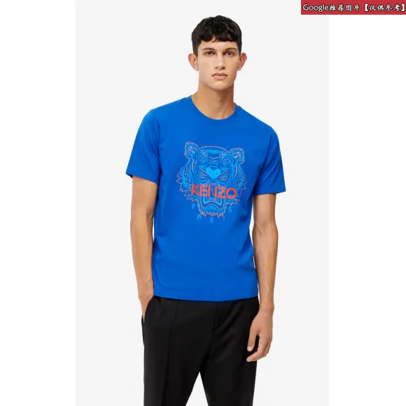 凯卓/Kenzo 法国蓝 T恤 两色老虎T恤 F955TS0354YE.74.L