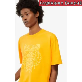 凯卓/Kenzo 中橙色 T恤 霓虹老虎T恤 F955TS0394YF.17.L