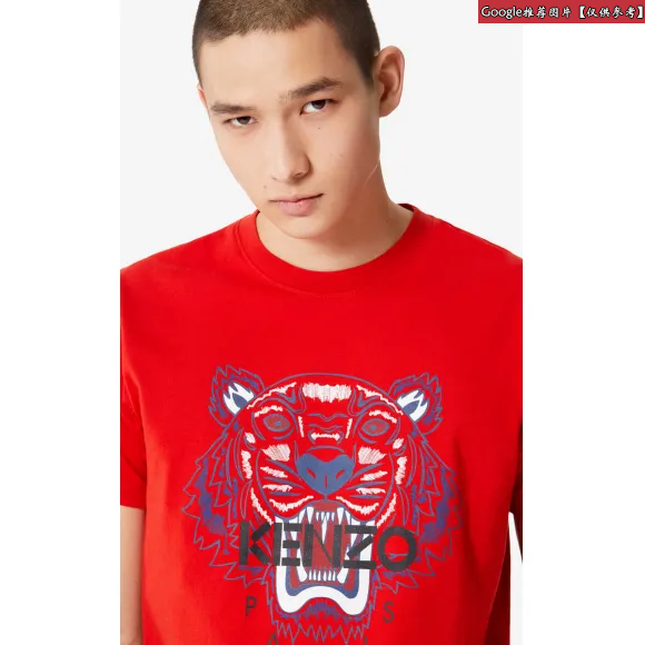 凯卓/Kenzo 红色 T恤 老虎T恤 F955TS0504W5.21.L