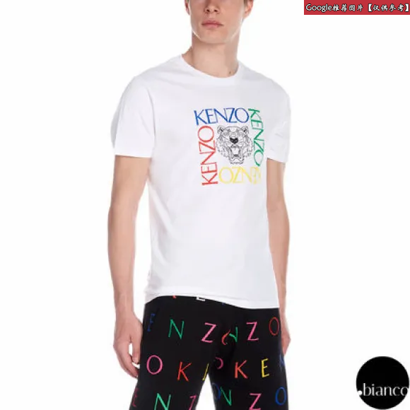 凯卓/Kenzo 白色 T恤 老虎广场T恤 F955TS0514W8.01.L