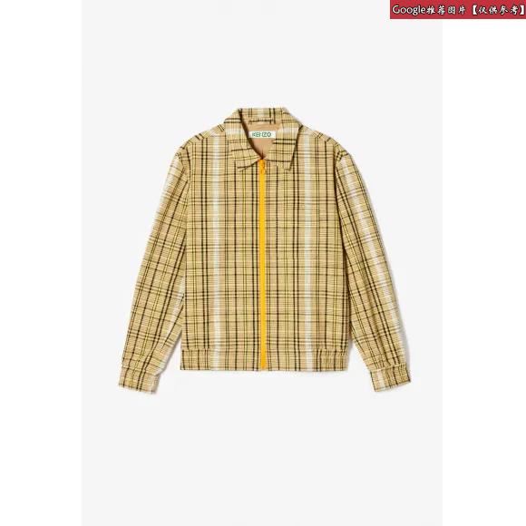 凯卓/Kenzo 深米色 外套 格纹格子外套 F955VE2041RH.13.L