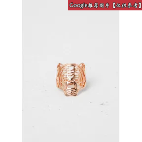 凯卓/Kenzo 金色 配件 中型老虎戒指 L65B21560010.OR.52