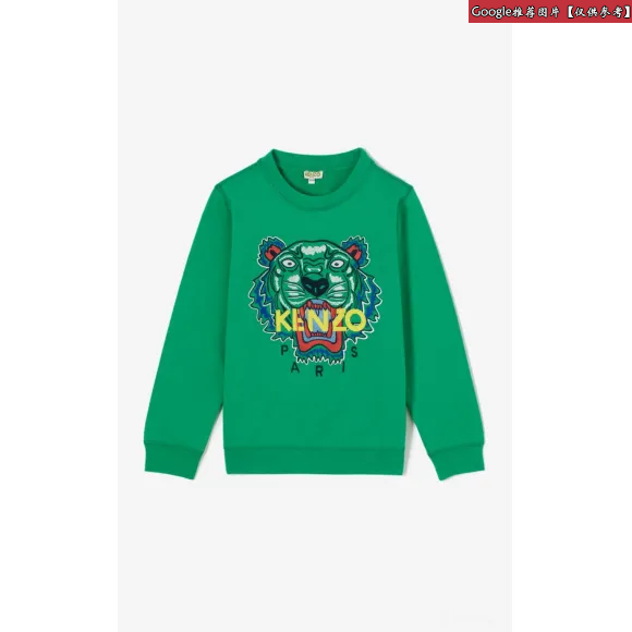 凯卓/Kenzo 男孩 绿色 运动衫 老虎运动衫 L85L15678G03.56.10A