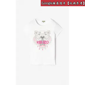 凯卓/Kenzo 女孩 白色 T恤 老虎T恤 L86M10058F03.01.10A