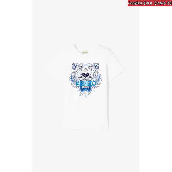 凯卓/Kenzo 男孩 白色 T恤 老虎T恤 L95N10738G03.01A.10A