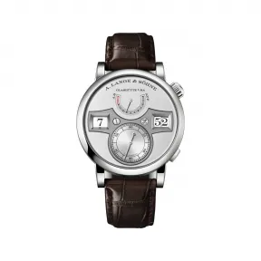 朗格/A.Lange&sohne ZEITWERK 系列 41.9MM 铂金950 手动上链机芯 男表 142.025