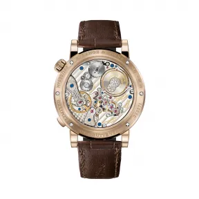 朗格/A.Lange&sohne  ZEITWERK系列 44.2 毫米 18K蜂蜜金 手动机械机芯 男表 143.050