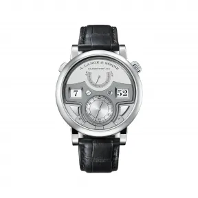 朗格/A.Lange&sohne  ZEITWERK系列 44.2mm 铂金 手动机械机芯 男表 147.025F