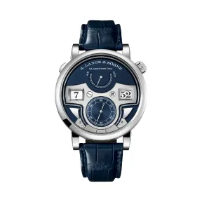 朗格/A.Lange&sohne  ZEITWERK系列 44.2 毫米 18K白色K金  男表 147.028