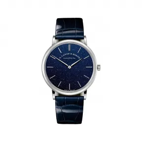 朗格/A.Lange&sohne  Saxonia 系列 39 毫米 18K白色K金 手动机械机芯 男表 205.086