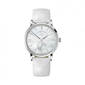 朗格/A.Lange&sohne  Saxonia 系列 35 毫米 18K白色K金 手动机械机芯 女表 219.047