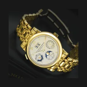 朗格/A.Lange&sohne  Saxonia 系列 38.50 mm 黄金 自动机械机芯 男表 310.221