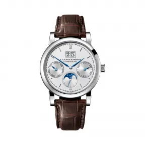 朗格/A.Lange&sohne  Saxonia 系列 38.5 毫米 18K白色K金 自动机械机芯 男表 330.026