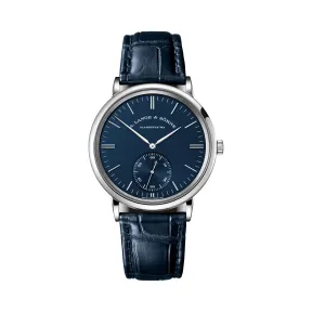 朗格/A.Lange&sohne  Saxonia 系列 38.5 毫米 18K白色K金 自动机械机芯 男表 380.028