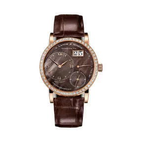 朗格/A.Lange&sohne  LANGE 1系列 36.1毫米 18k玫瑰金镶钻，镶嵌52颗圆钻，Top Wesselton VVS级，约重 0.8克拉 手动机械机芯 女表 813.043