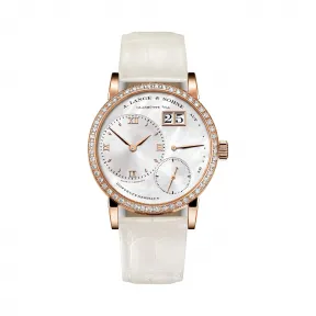 朗格/A.Lange&sohne  LANGE 1系列 36.1毫米 18k玫瑰金镶钻，镶嵌52颗圆钻，Top Wesselton VVS级，约重 0.8克拉 手动机械机芯 女表 813.047