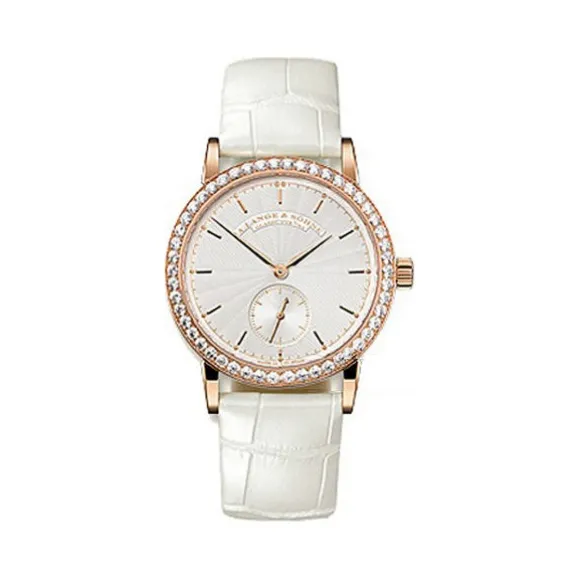 朗格/A.Lange&sohne  Saxonia 系列 34毫米 18k玫瑰金 手动机械机芯 女表 835.037