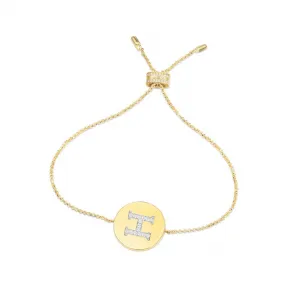 APM 纯银镶晶钻字母H手链 AB3512OXYH